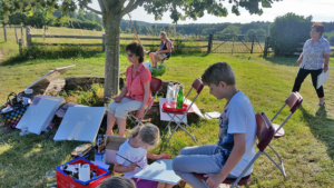 Kreatives Malen mit Meditation