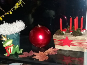 Weihnachtliche Tischdekoration